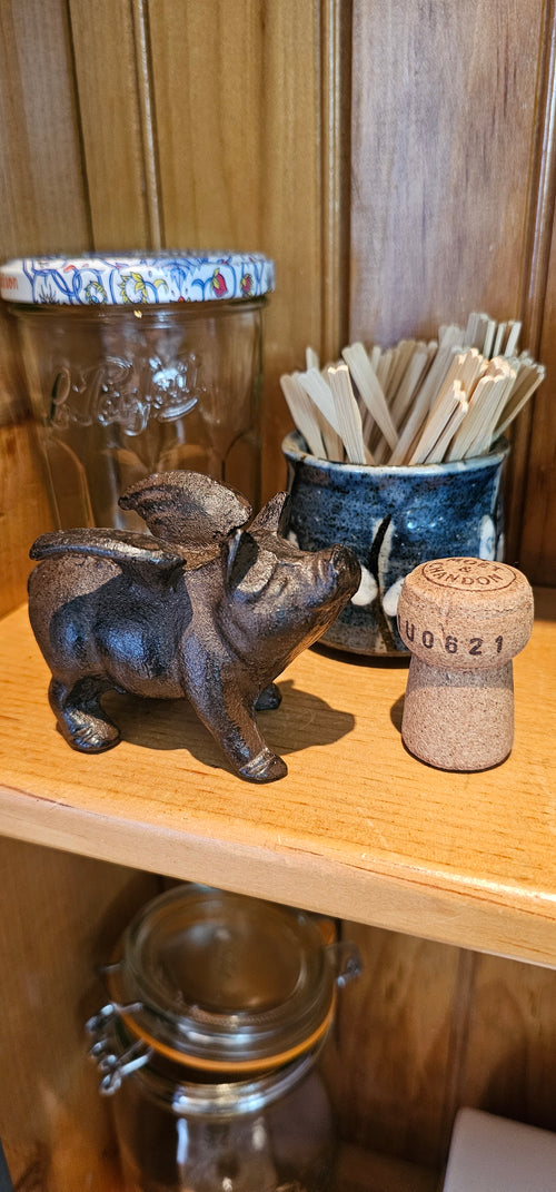 Cast-Iron Flying Pig